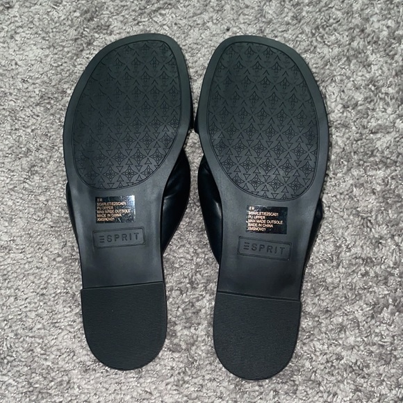Esprit Black Size 8 Sandals - Picture 2 of 2